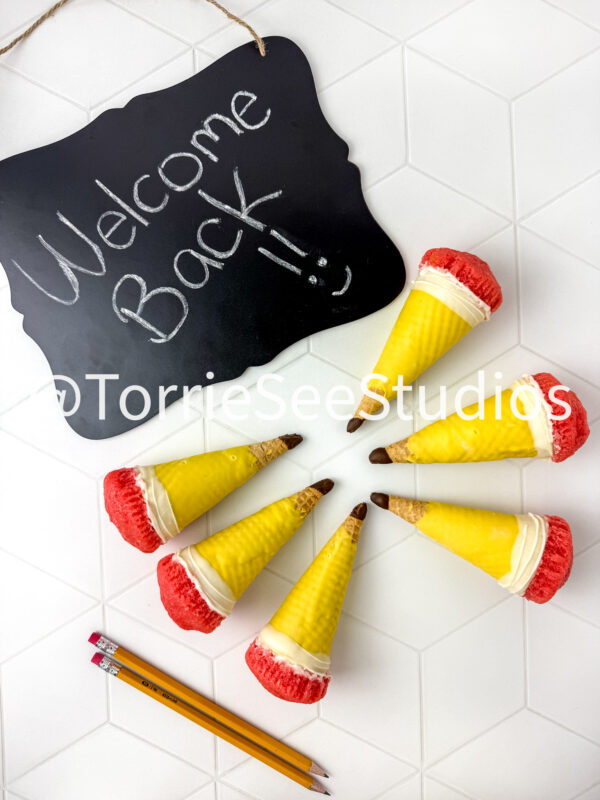 Pencil Cupcake Cone on Rhombus Tile - Image 8