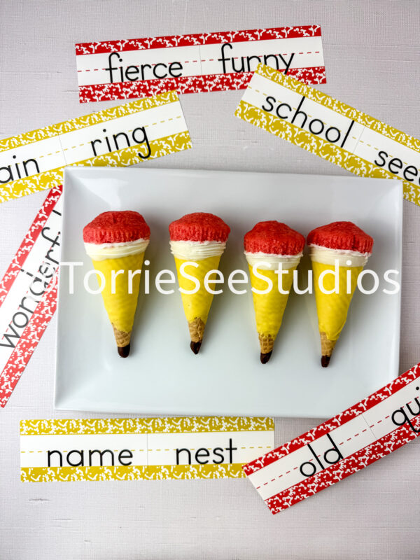 Pencil Cupcake Cone on Linen - Image 9