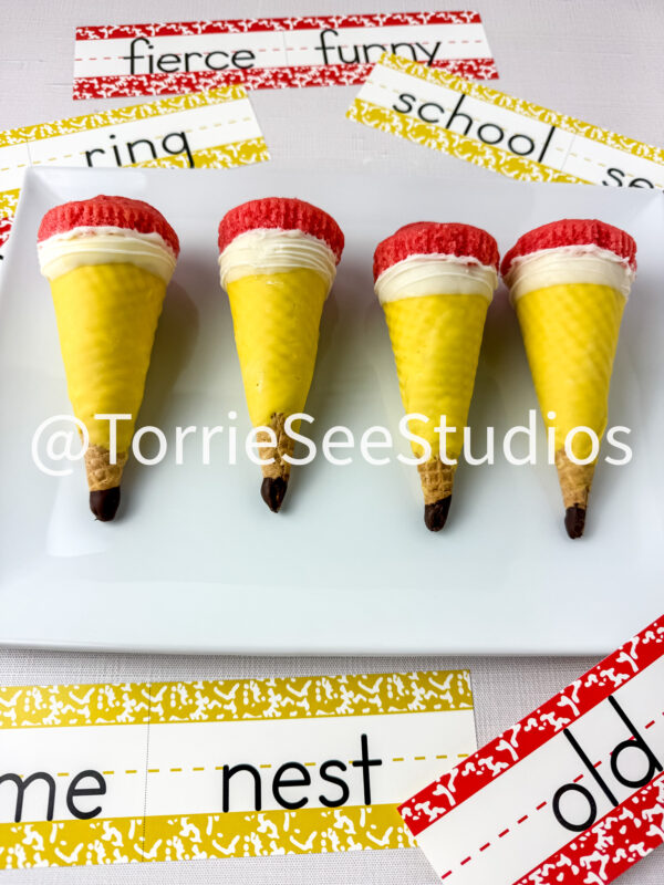 Pencil Cupcake Cone on Linen - Image 7