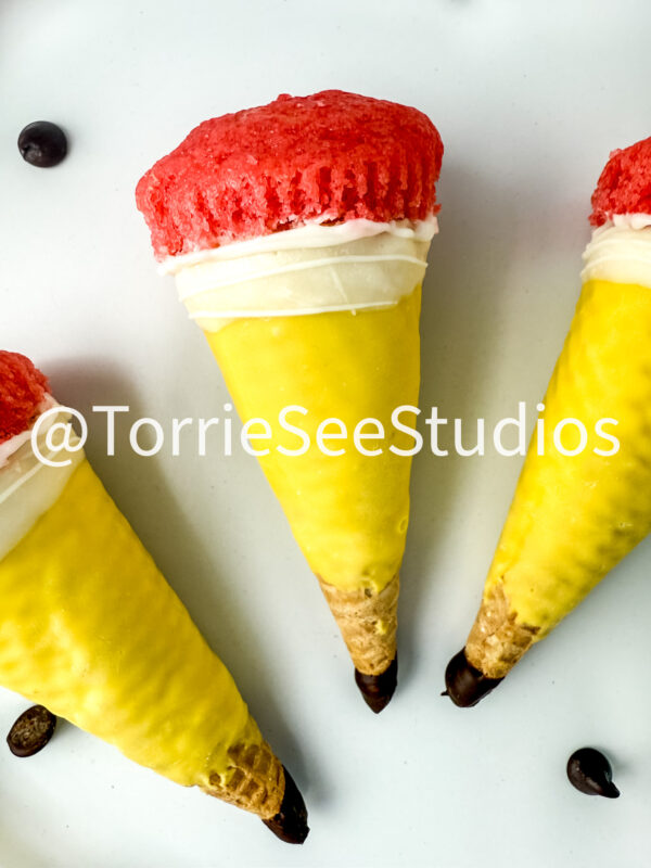 Pencil Cupcake Cone on Marble - Image 8