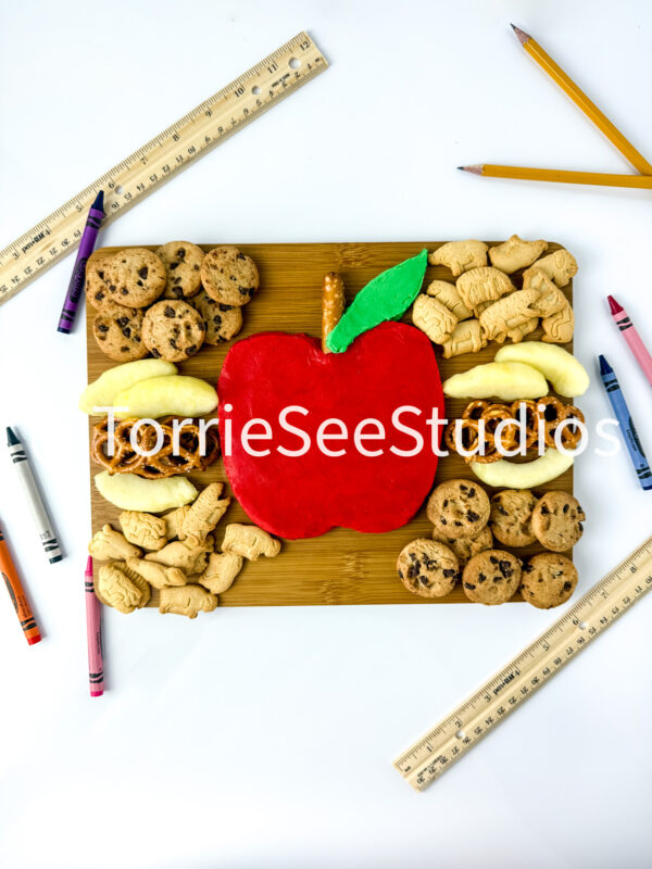 Mini Apple Buttercream Board on White - Image 7