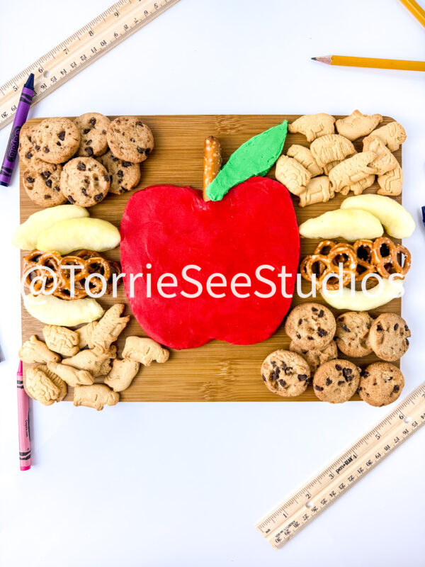 Mini Apple Buttercream Board on White - Image 6