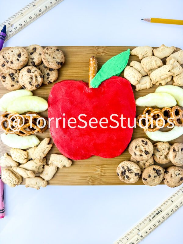 Mini Apple Buttercream Board on White - Image 5