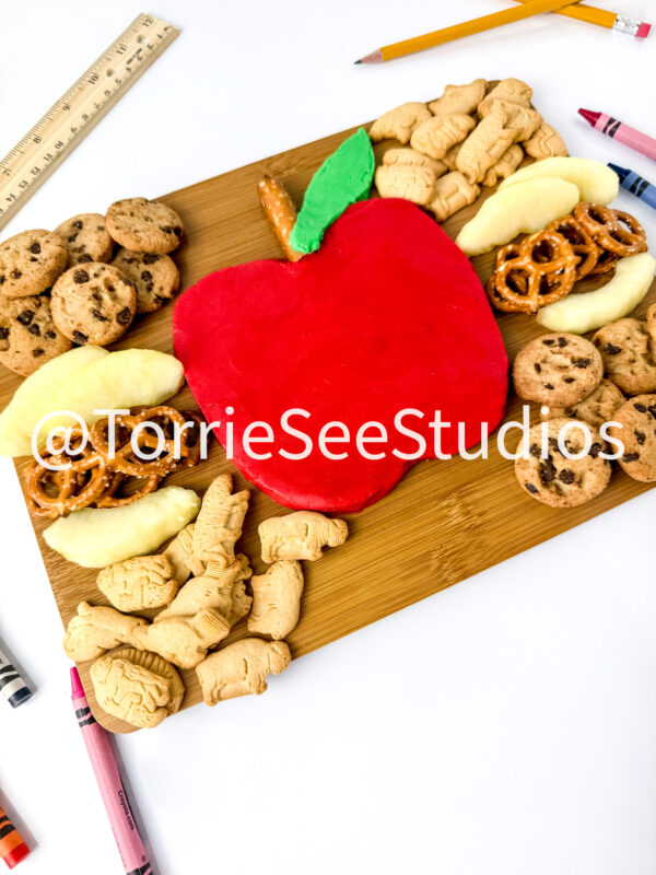 Mini Apple Buttercream Board on White - Image 4