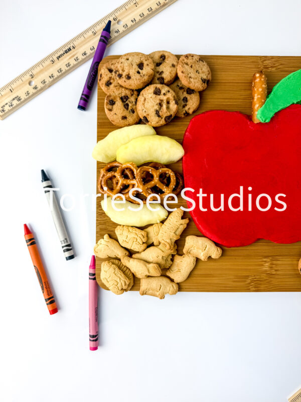 Mini Apple Buttercream Board on White - Image 3