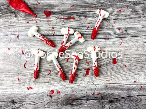 Broken Bone Pretzels on Weathered Wood