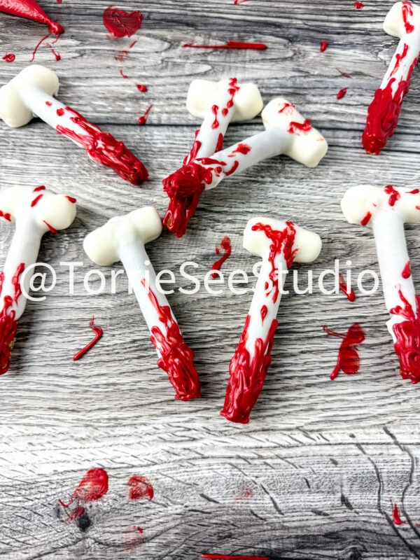 Broken Bone Pretzels on Weathered Wood - Image 5