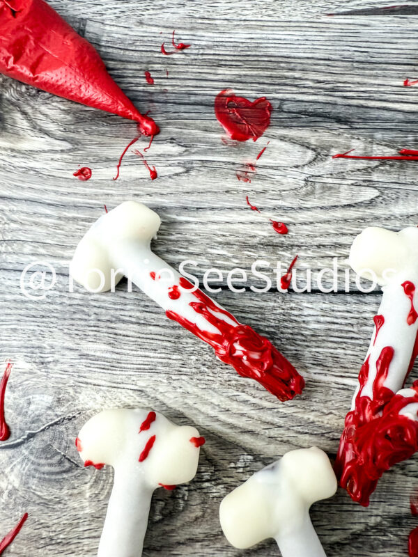 Broken Bone Pretzels on Weathered Wood - Image 2