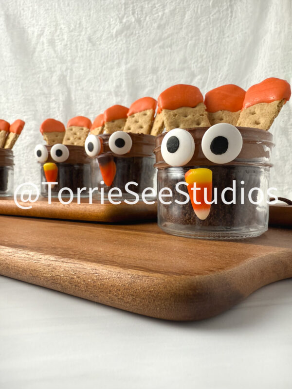 Mini Turkey Cake Jars on Sandstone - Image 9