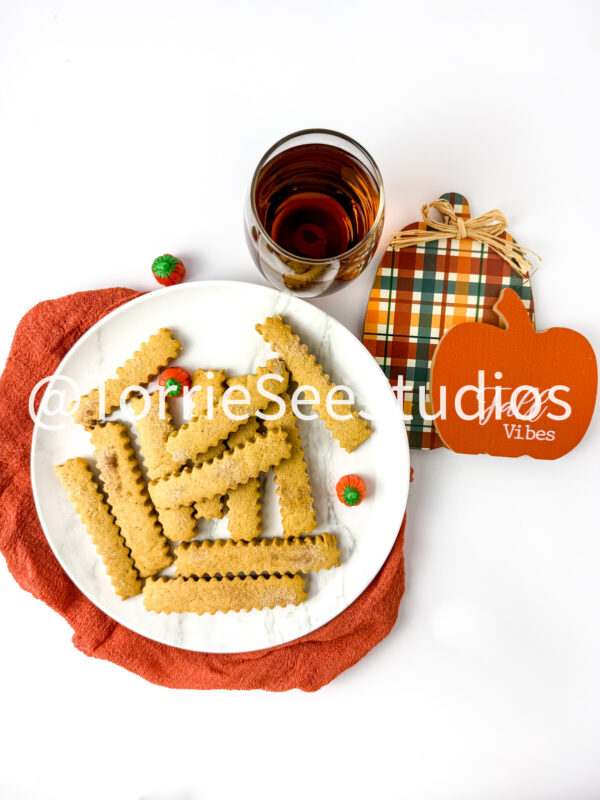 Pumpkin Spice Cookie Fries on White - Image 8