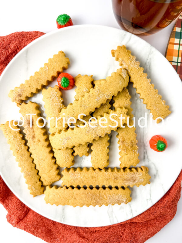 Pumpkin Spice Cookie Fries on White - Image 7