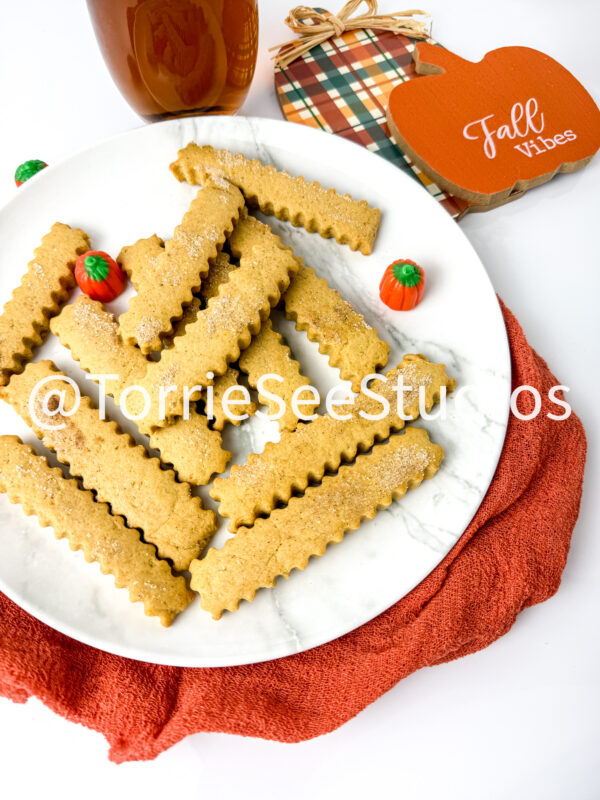 Pumpkin Spice Cookie Fries on White - Image 6