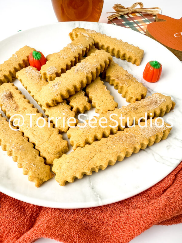 Pumpkin Spice Cookie Fries on White - Image 5