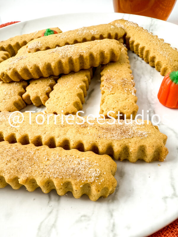 Pumpkin Spice Cookie Fries on White - Image 4