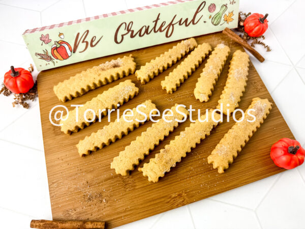 Pumpkin Spice Cookie Fries on Rhombus TIle - Image 9