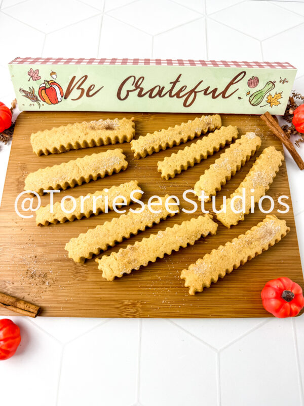 Pumpkin Spice Cookie Fries on Rhombus TIle - Image 6