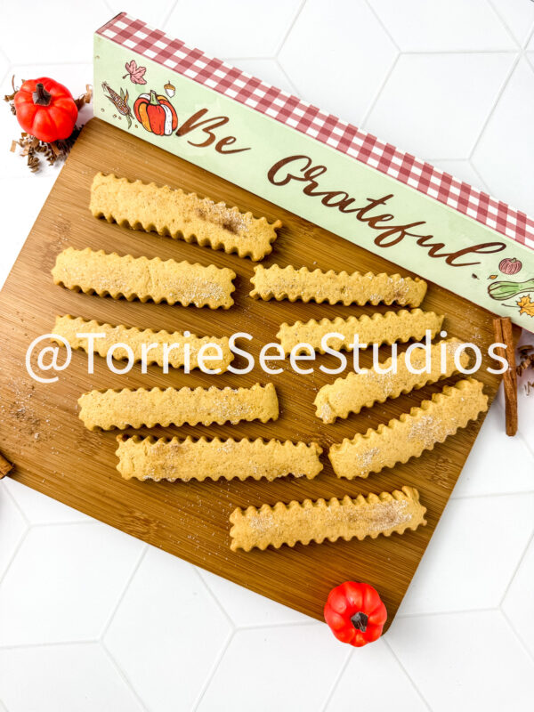 Pumpkin Spice Cookie Fries on Rhombus TIle - Image 5