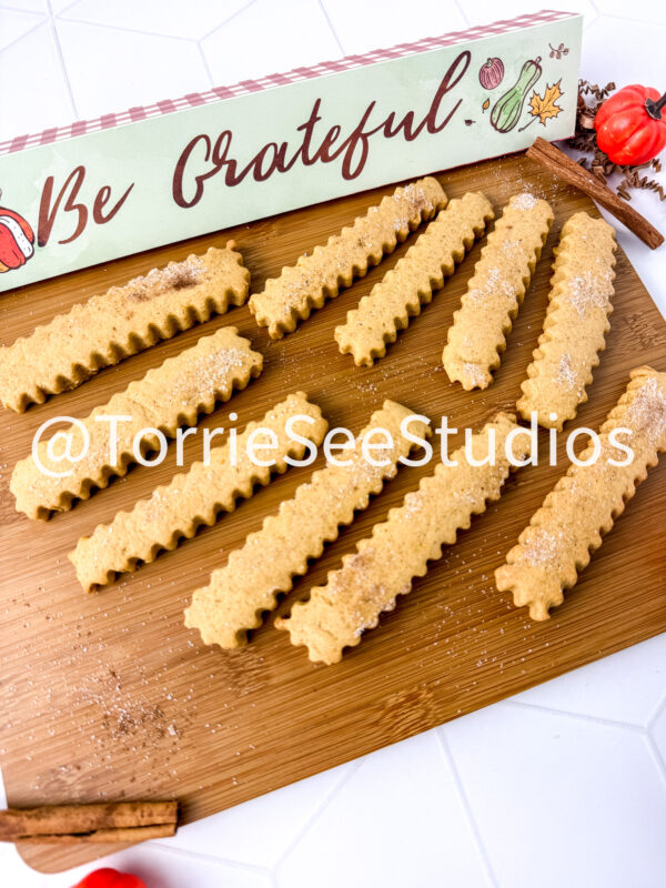 Pumpkin Spice Cookie Fries on Rhombus TIle - Image 4