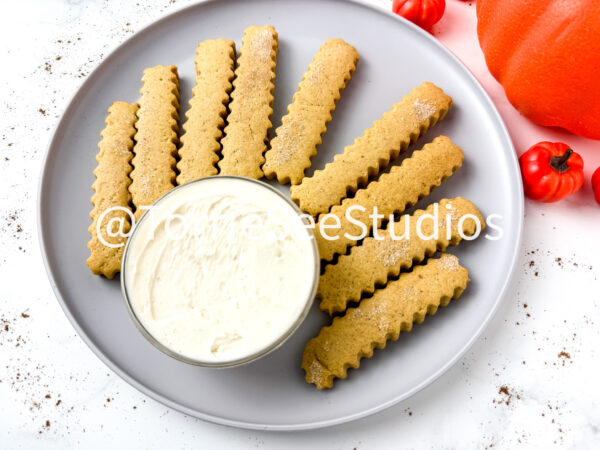 Pumpkin Spice Cookie Fries on Marble - Image 10