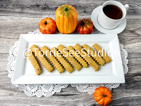 Pumpkin Spice Cookie Fries on Weathered Wood - Image 2