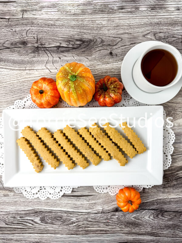 Pumpkin Spice Cookie Fries on Weathered Wood - Image 9