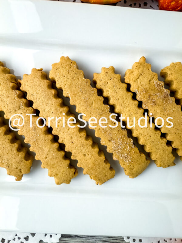 Pumpkin Spice Cookie Fries on Weathered Wood - Image 8