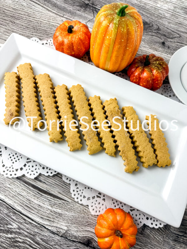 Pumpkin Spice Cookie Fries on Weathered Wood - Image 7