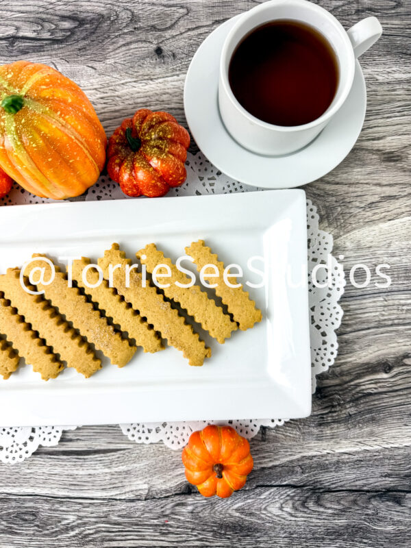 Pumpkin Spice Cookie Fries on Weathered Wood - Image 6