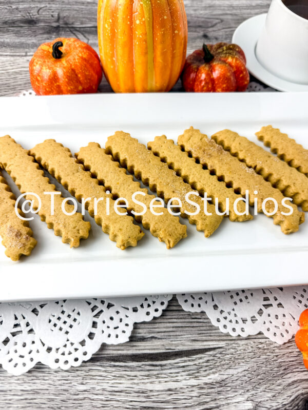 Pumpkin Spice Cookie Fries on Weathered Wood - Image 5