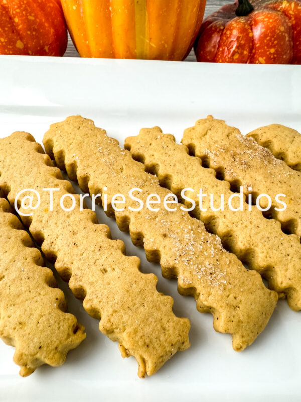 Pumpkin Spice Cookie Fries on Weathered Wood - Image 4