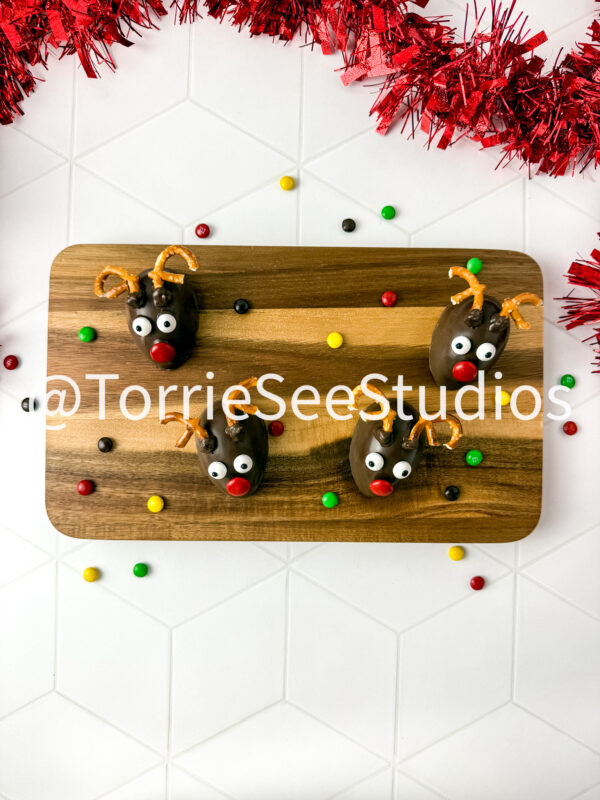 Chocolate Covered Marshmallow Rudolph on Rhombus Tile - Image 9