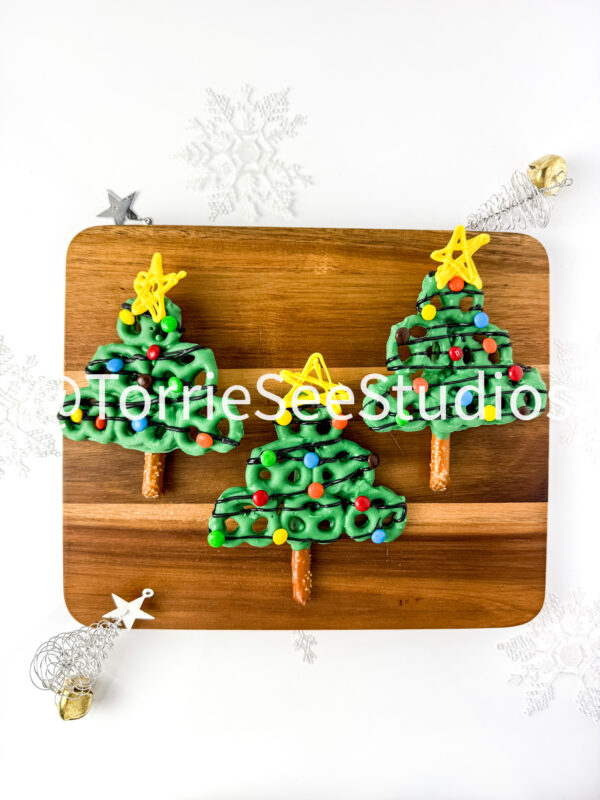Pretzel Christmas Trees on White - Image 7