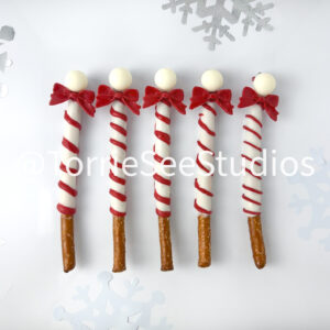 Pretzel North Poles on White