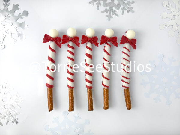 Pretzel North Poles on White