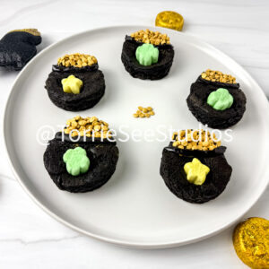 Pot of Gold Brownies on Sandstone