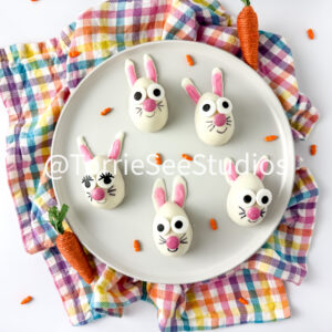 Strawberry Funfetti Bunnies on White