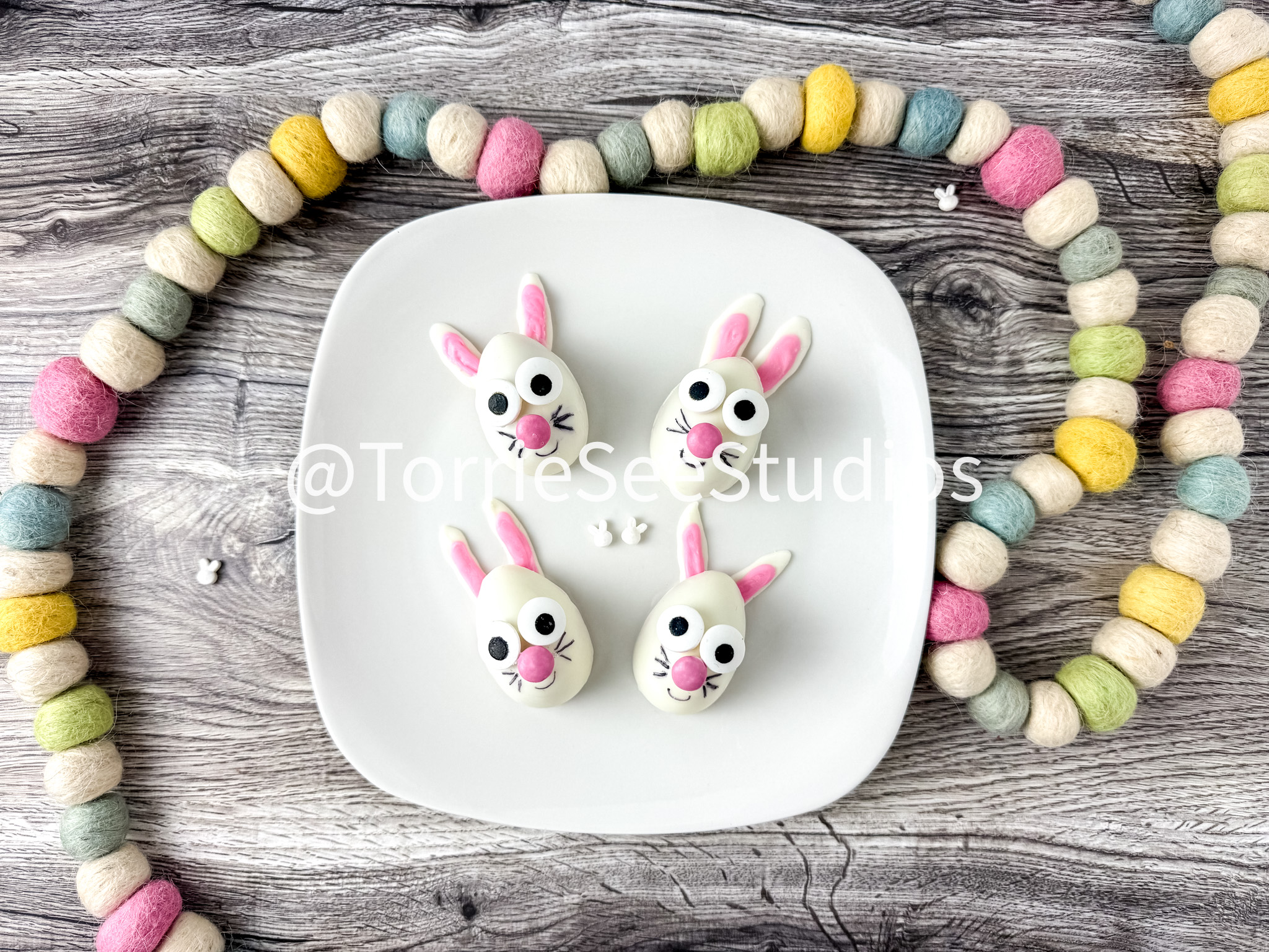 Strawberry Funfetti Bunnies on Weathered Wood - Image 10