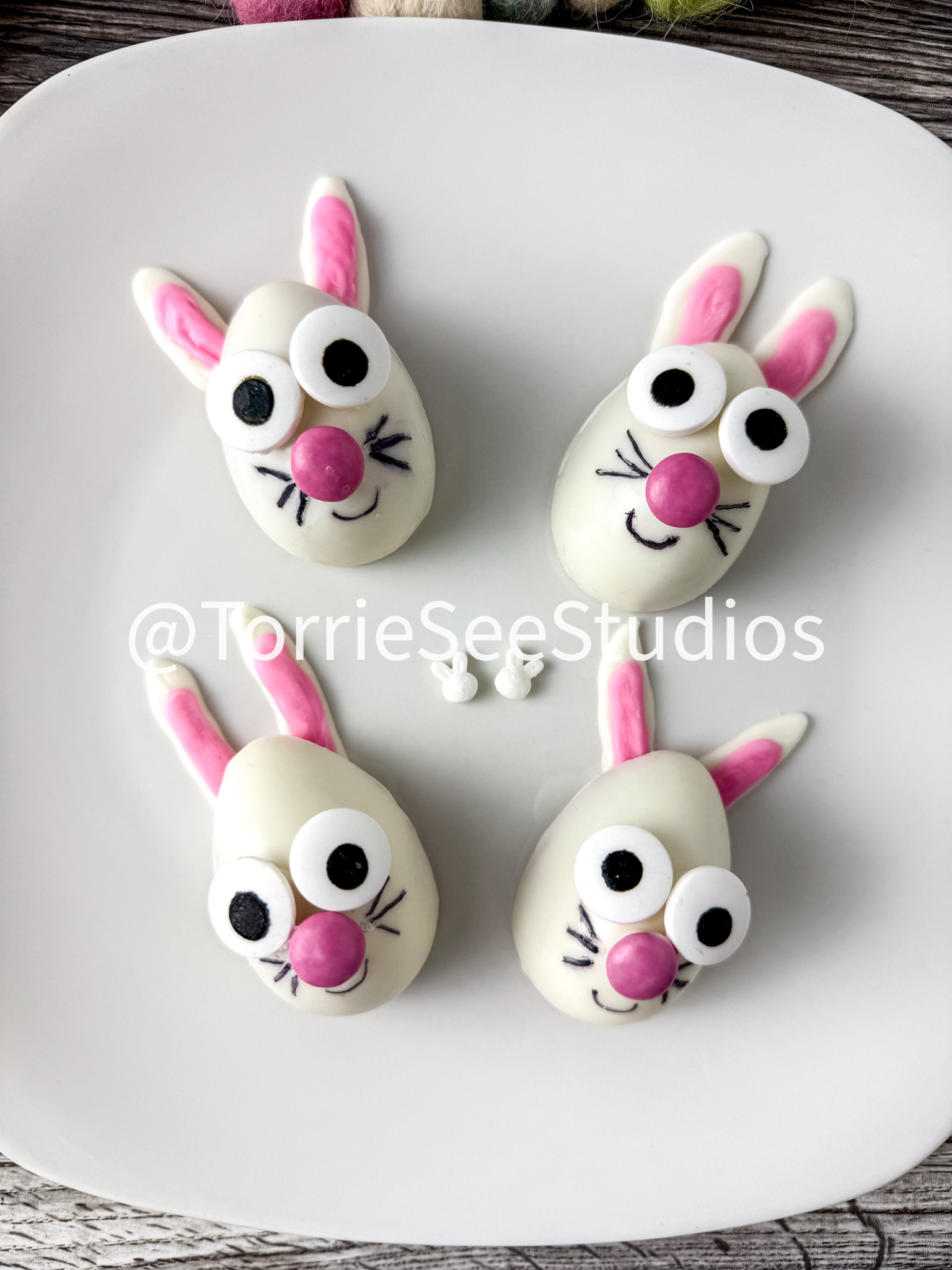 Strawberry Funfetti Bunnies on Weathered Wood - Image 7