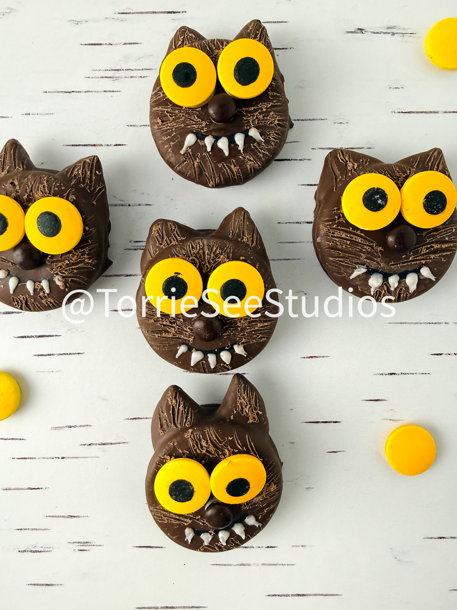 Werewolf Chocolate Covered Sandwich Cookies on White Birch - Image 8